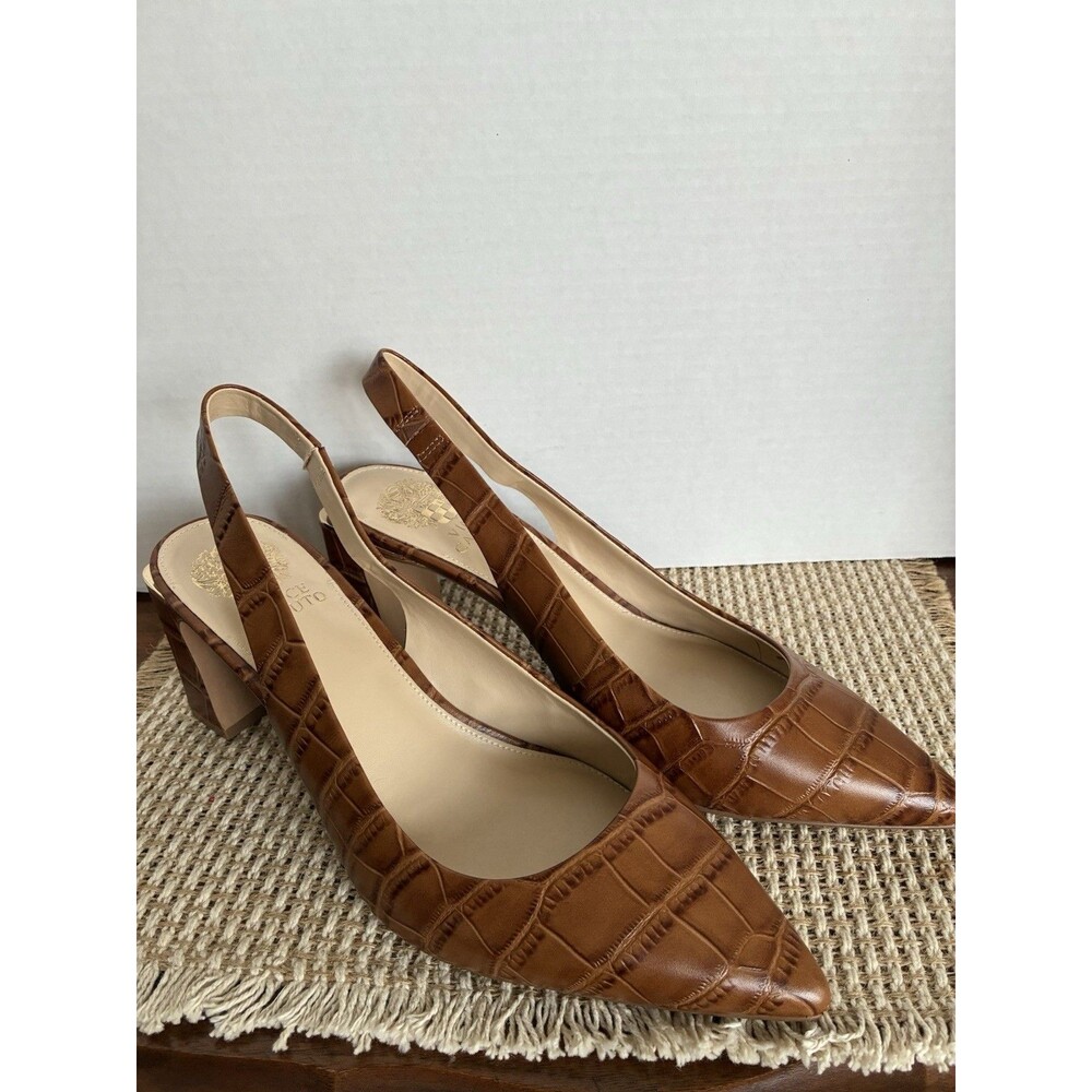 Vince Camuto Hamden Barn Brown Women’s Pump Heels Size 10 - NWOB